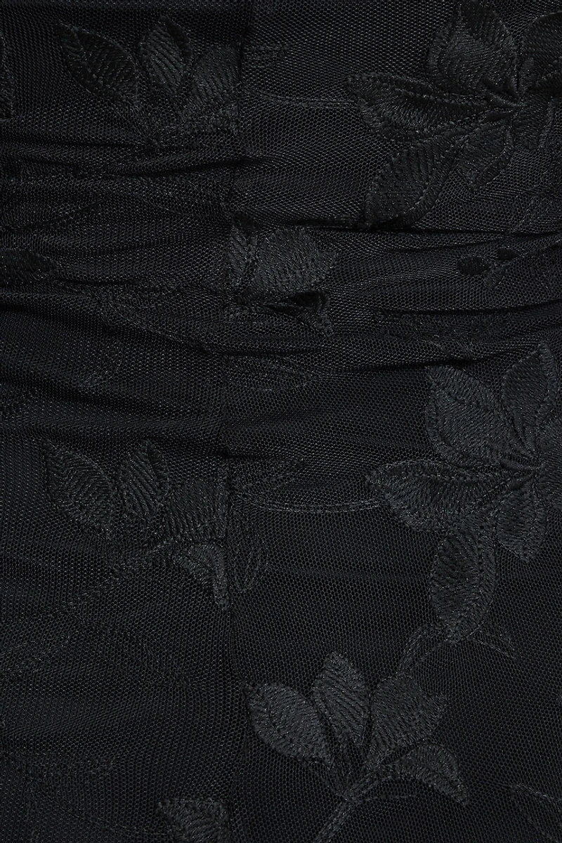 Elisa Mesh Maxi Tube Dress