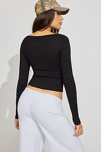 Ryan Fitted Boatneck Sweater