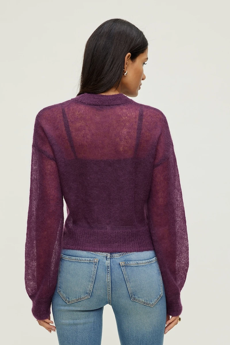 Premium Mohair Balloon Sleeve Sweater