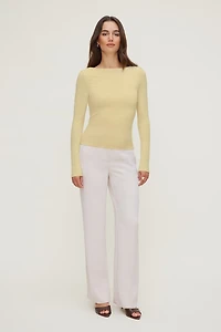 Nola Sculpt Long Sleeve Top