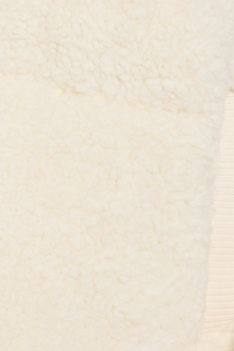 Manteau matelassé en sherpa