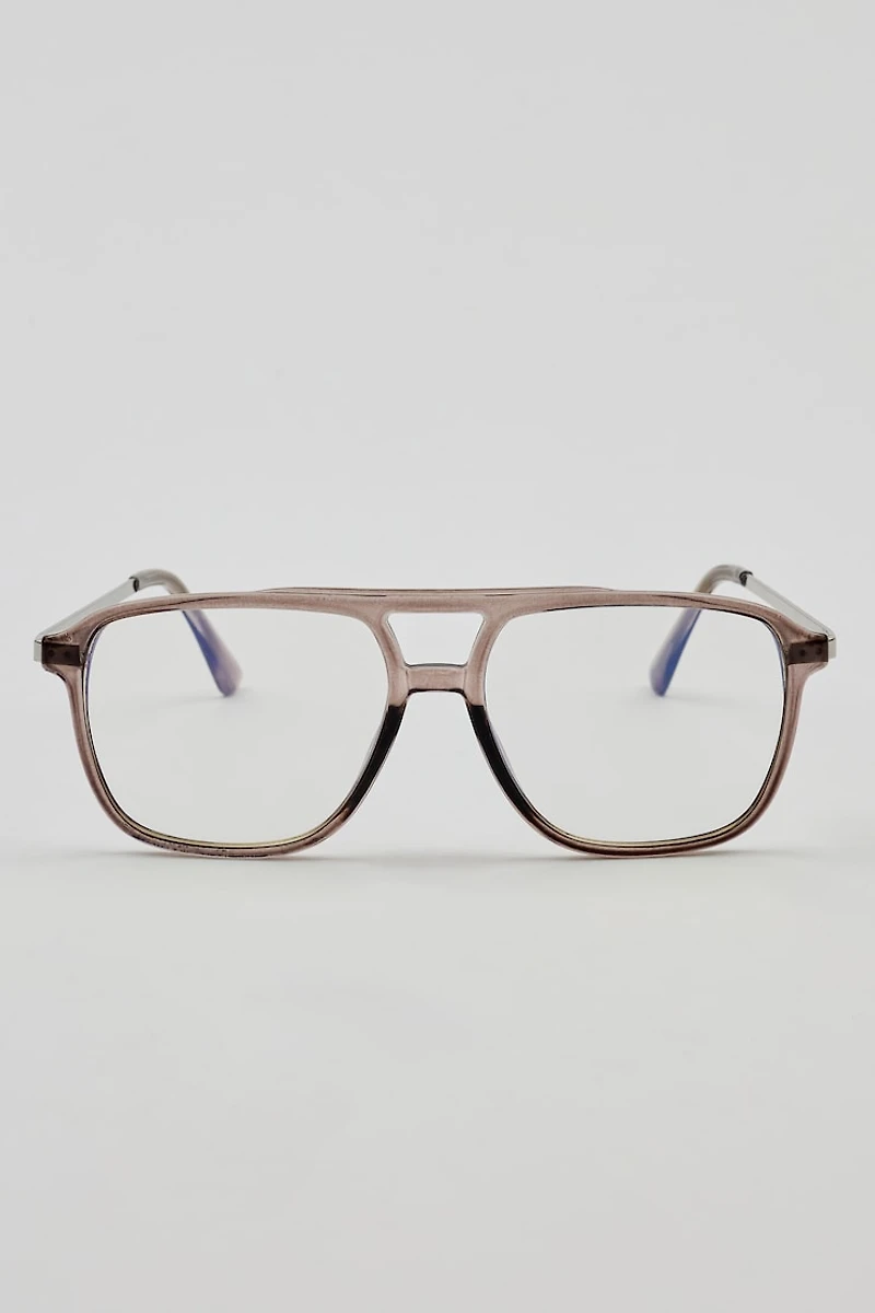 Lunettes de lecture anti-lumière aviateur rétro