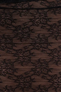 Robe maxi à col en cœur dentelle