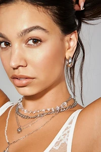 3 paires d’anneaux texturés