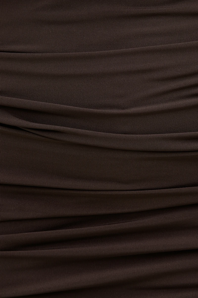 Minirobe chemise sculptante