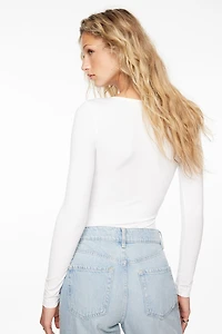 Maren Sculpt Square Neck Bodysuit