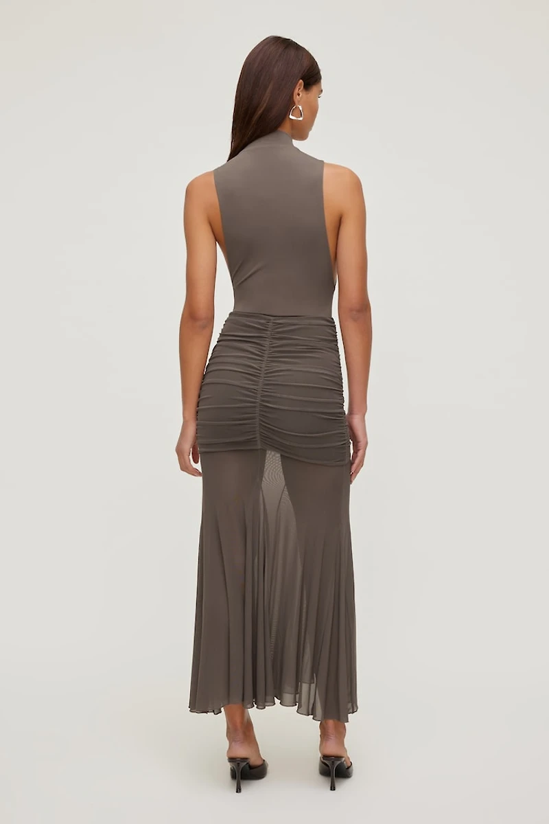 Sculpt Mock Neck Sleeveless Bodysuit