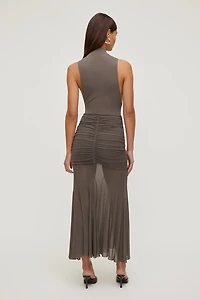 Sculpt Mock Neck Sleeveless Bodysuit