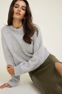 Jane Boxy Crewneck Sweater