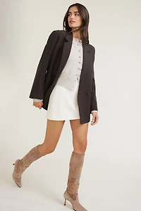 Kylie Seam Mini Skirt