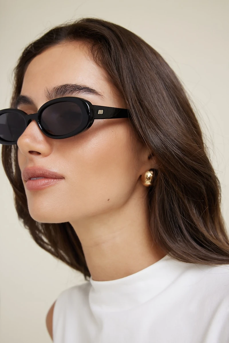 LE SPECS | Outta Love Oval Sunglasses