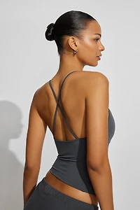 Sleek Underbust Crossback Cami Top