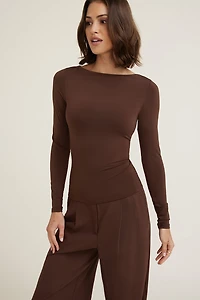 Nola Sculpt Long Sleeve Top