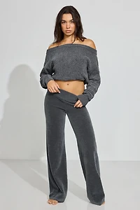 Chenille Low Rise Pants