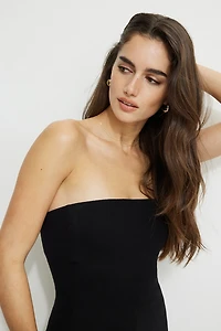 Haut tube en tricot à basque Ava