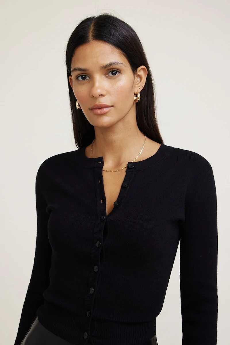 Rebecca Crewneck Cardigan