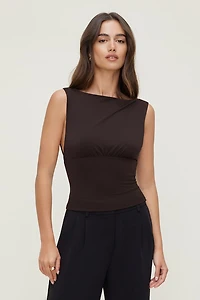 Sculpt Cinched Waist Top