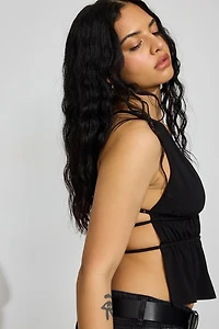 Plunge Flyaway Tank Top