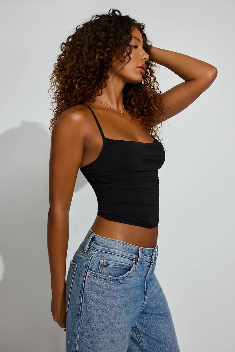 Ally Mesh Peekaboo Bustier