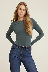 Nola Sculpt Long Sleeve Top