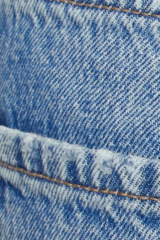Denim Relaxed A-Line Shorts
