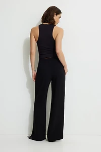 Jourdan Mid Rise Wide Leg Pants