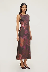 Liora Satin Maxi Slip Dress