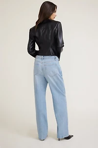 Sydney Mid Rise Baggy Fit Jeans