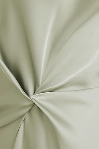 Minirobe nouée en satin