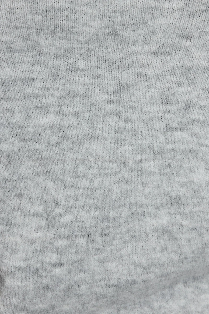 Long Sleeve Off Shoulder Bubble Sweater