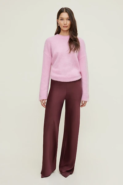 Pantalon en satin à jambe large Izzy