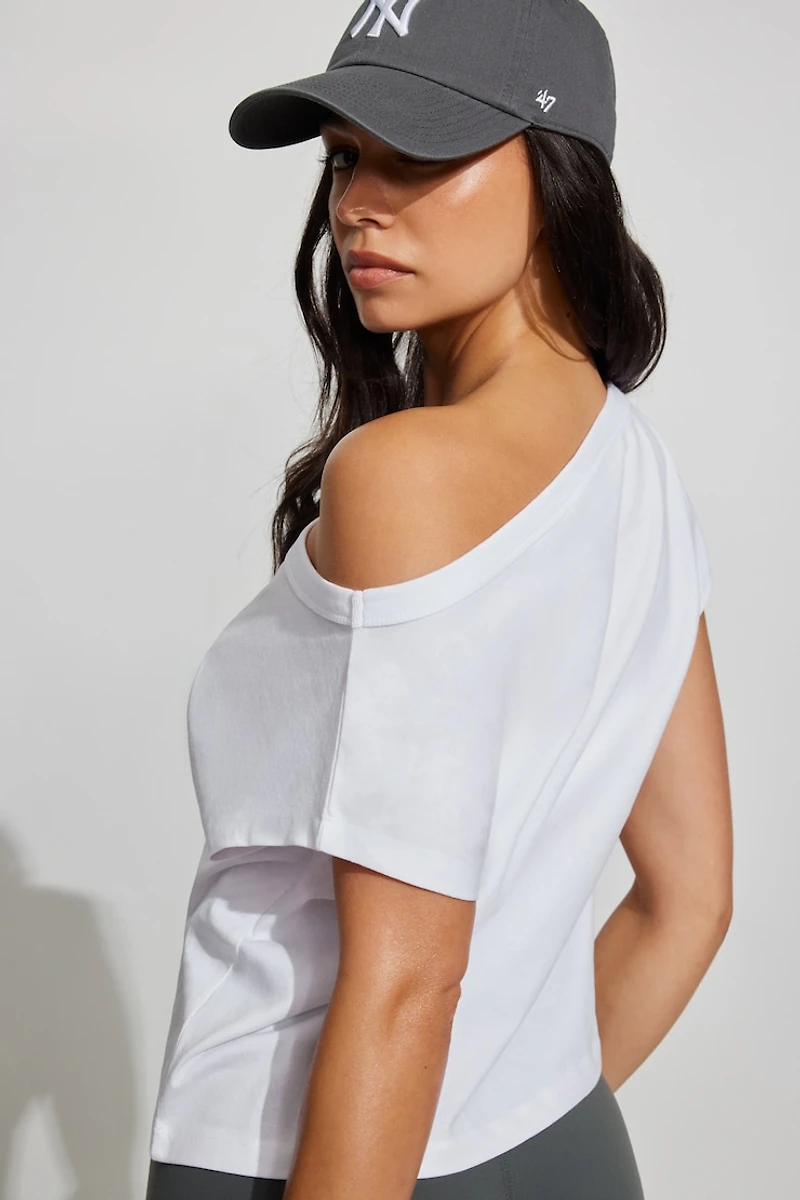 Wide Asymmetric T-Shirt