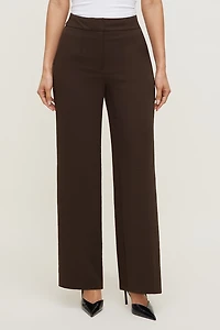 Pantalon fluide à jambe droite Yasmin