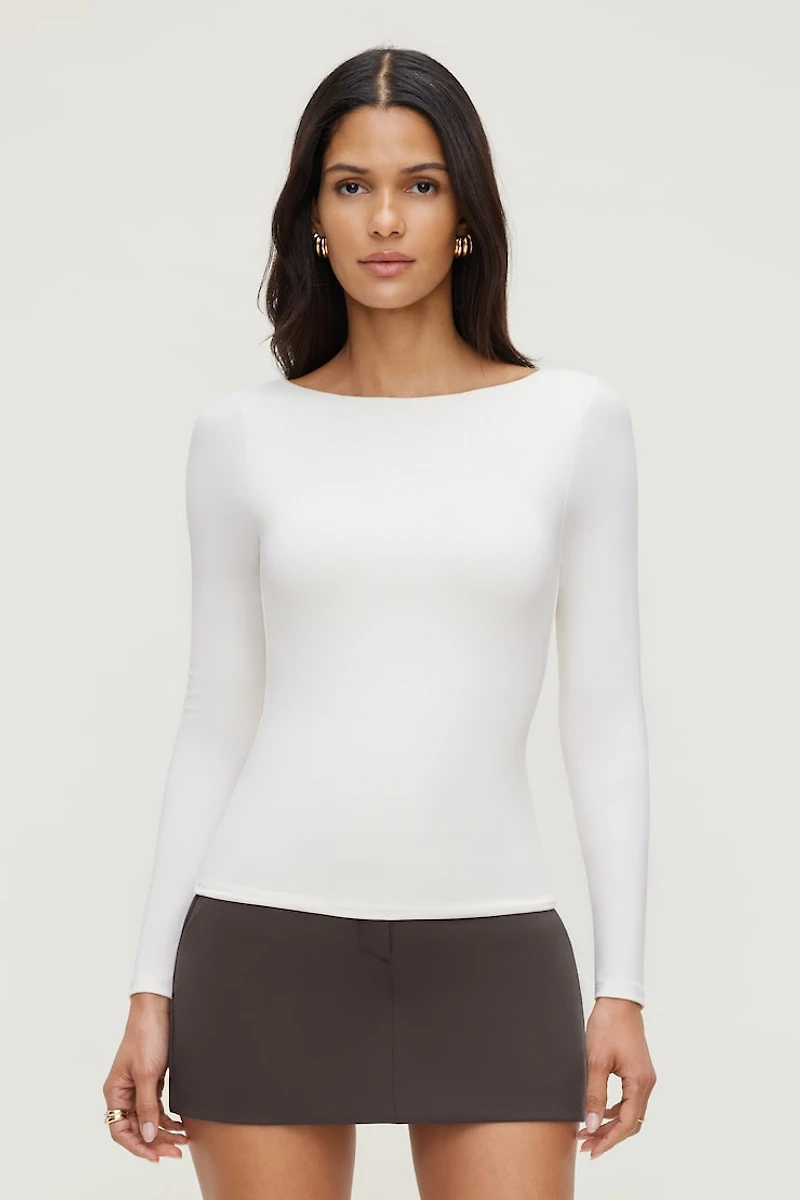 Nola Sculpt Long Sleeve Top