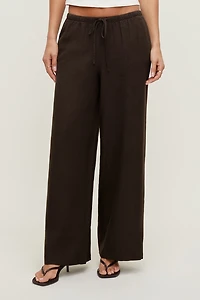 Leo Linen Wide Leg Pants