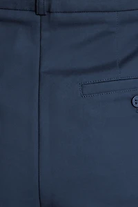 Pleated Straight Leg Pants