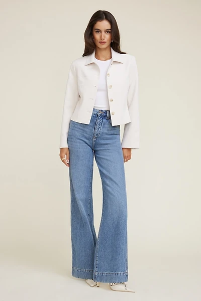 Veston court fluide Charlotte