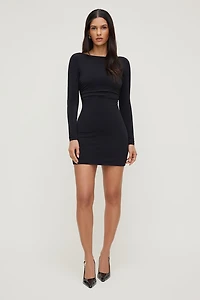 Sculpt Open Back Mini Dress