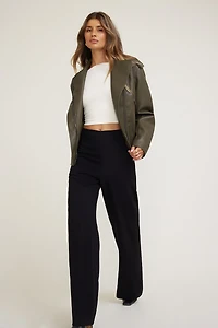 Clean Wide Leg Pants