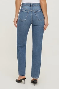 Olivia Comfort High Rise Straight Leg Jeans