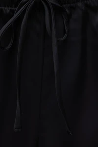 Pantalon en satin à jambe large Leo