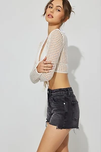 Classic Cut-Off Mom Jean Shorts