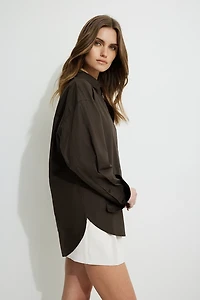 Chemise ample en popeline Monroe