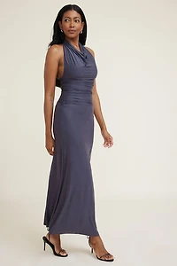 Cowl Neck Modal Maxi Dress