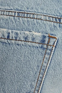 Ultra Low Rise Cuffed Denim Shorts