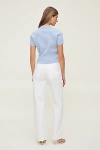 Mika Mid Rise Relaxed Straight Leg Jeans