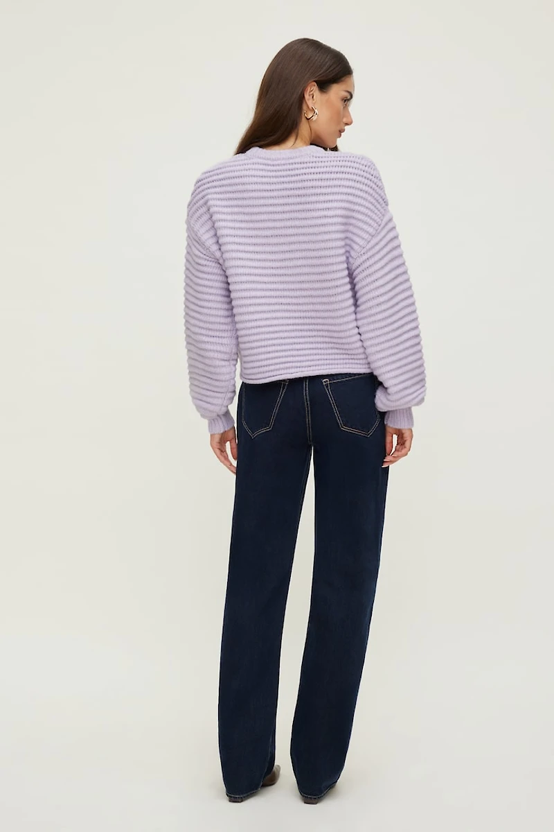 Chandail en tricot côtelé Lorelai