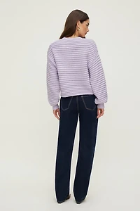 Chandail en tricot côtelé Lorelai