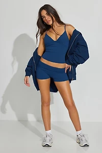 Haut à capuchon ample zippé en SoftTerry