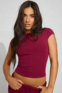 Haut à manches courtes